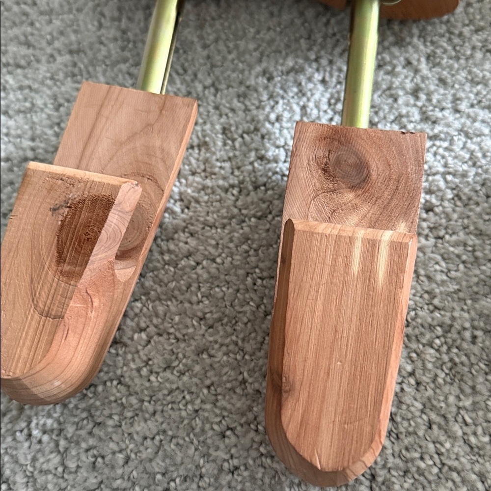 2 Pairs Men’s  Wooden Shoe Tree - Picture 9 of 9